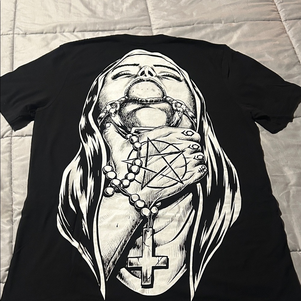 Black Graphic Short Sleeve Tee
